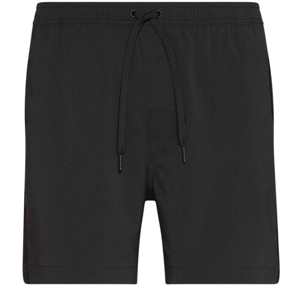 Calvin Klein Mens Logo Swim Shorts / Black